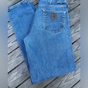 Carhartt Y2k Mens Denim Blue Vintage 2002 Jeans 36X34